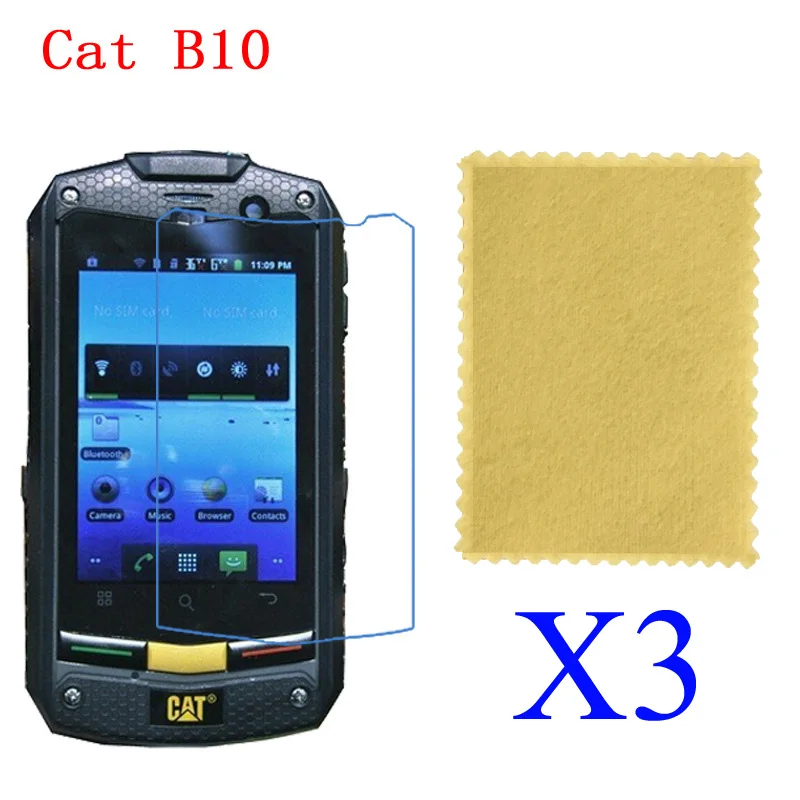 3 шт для кошки B10 B15Q B25 B30 S30 S31 высокий прозрачный глянцевый Защитная пленка Cat |