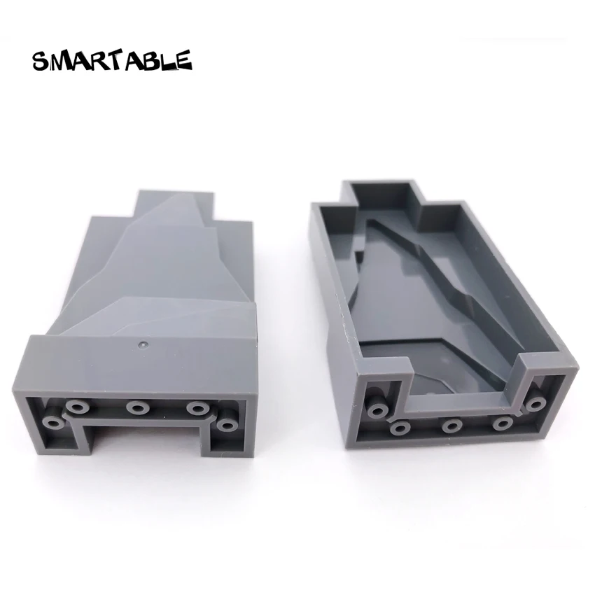 Smartable MOC Technic 2x4x6 каменный горный настенный блок, детали, креативные игрушки, совместимые с Technic 54782/47847, 10 шт./лот