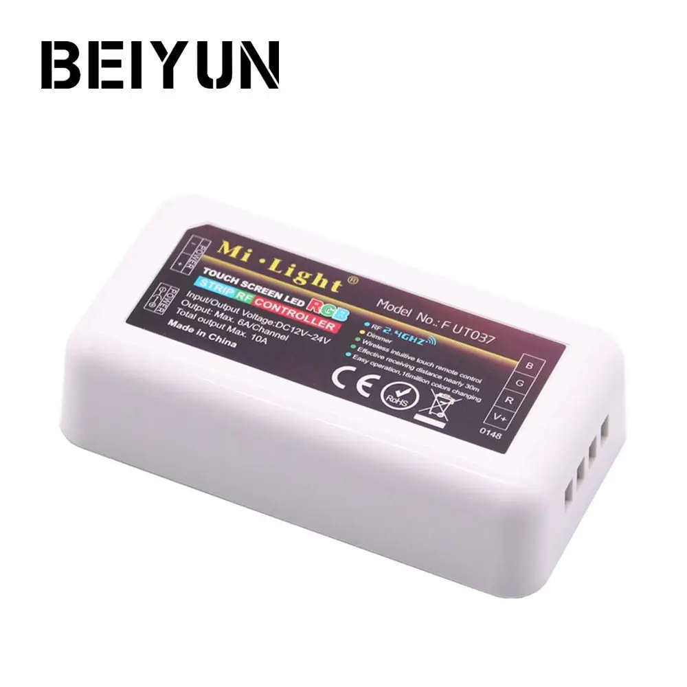 

RF LED RGB Controller 2.4G Wireless Dimmable For DC12-24V RGB LED Strip 5050 2835 3528 Via Mi Light 2.4G Remote Control