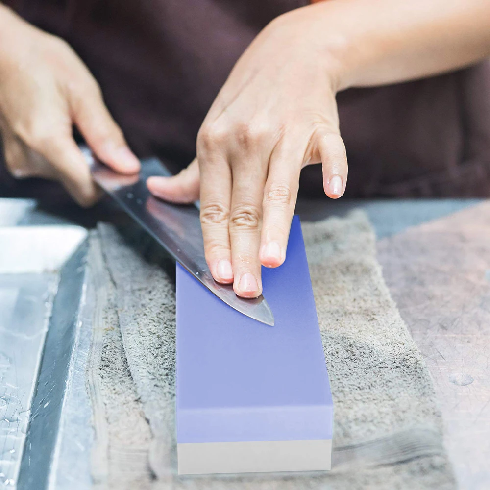 Sharpener Grinding Stones Whetstone Water Stone Systems Honing Tools Kitchen 2 In 1 1000 6000 4