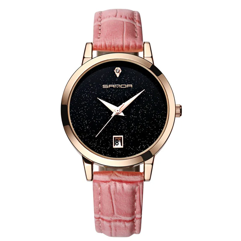 

SANDA 2017 Fashion Wrist Watch Women Watches Ladies Luxury Brand Famous Quartz Watch Female Clock Relogio Feminino Montre Femme