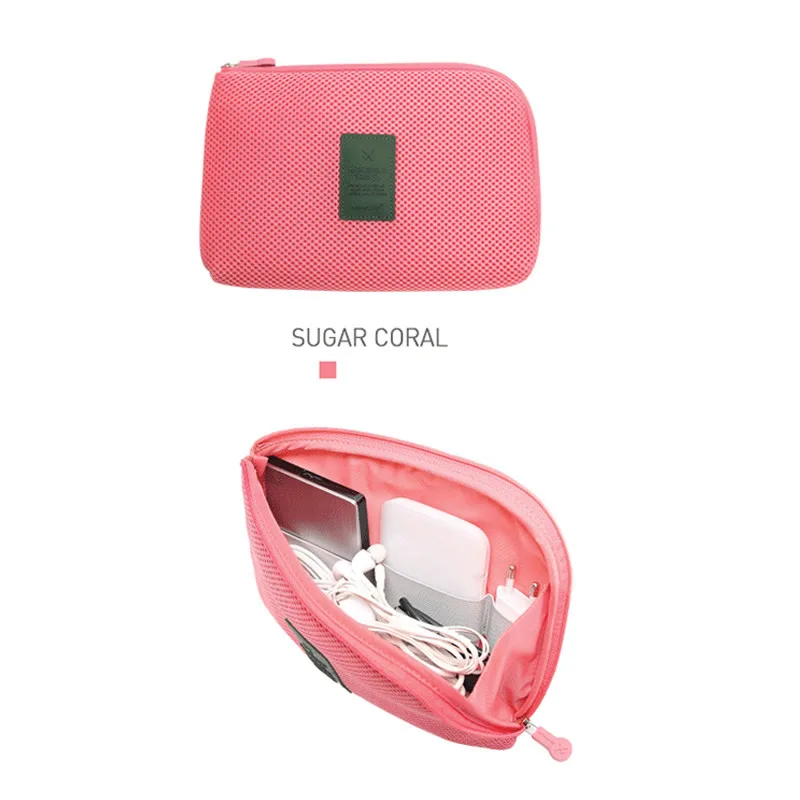 Travel Accessories Creative Shockproof Digital USB Headset Storage Charger Cable Earphone Makeup Organizer Women Accessories Bag - Цвет: 3