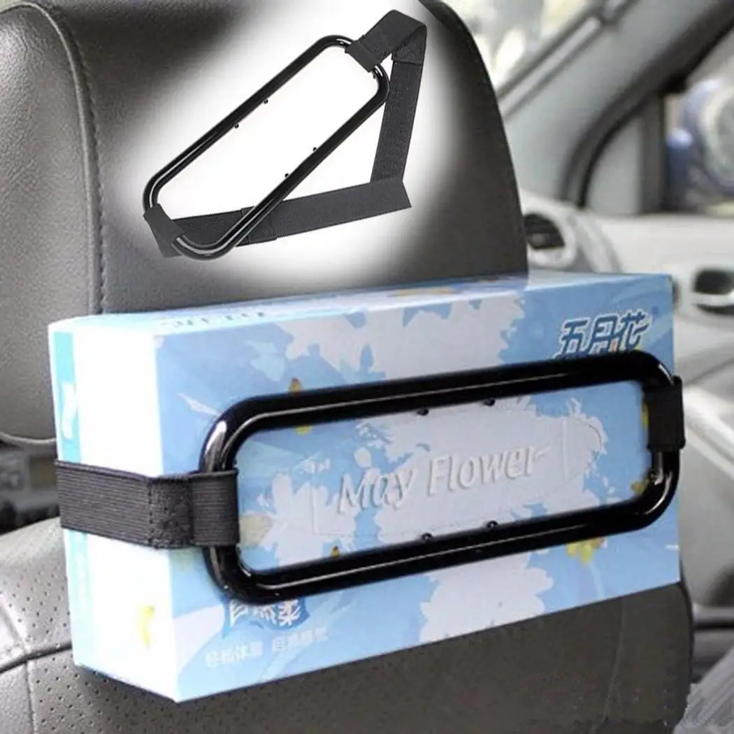 

Sailnovo 8.2 x 2.6inch Car Holder Universal Sun Visor Portable Auto Seat Back Tissue Paper Box Holder