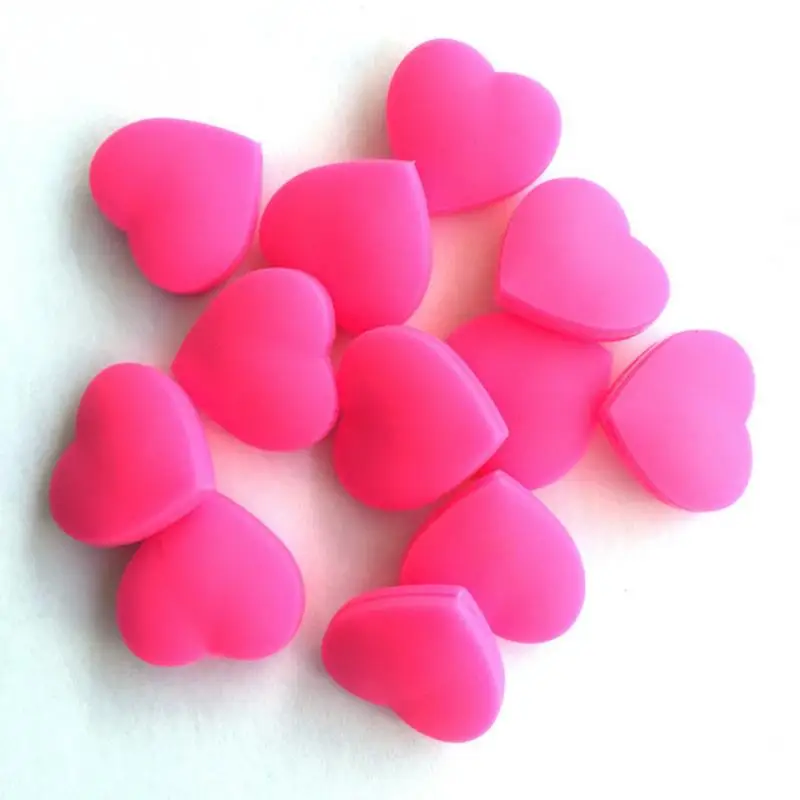 1 шт. в форме сердца Теннисный амортизатор для ракетки вибрационные амортизаторы 2 цвета на выбор - Цвет: Розовый