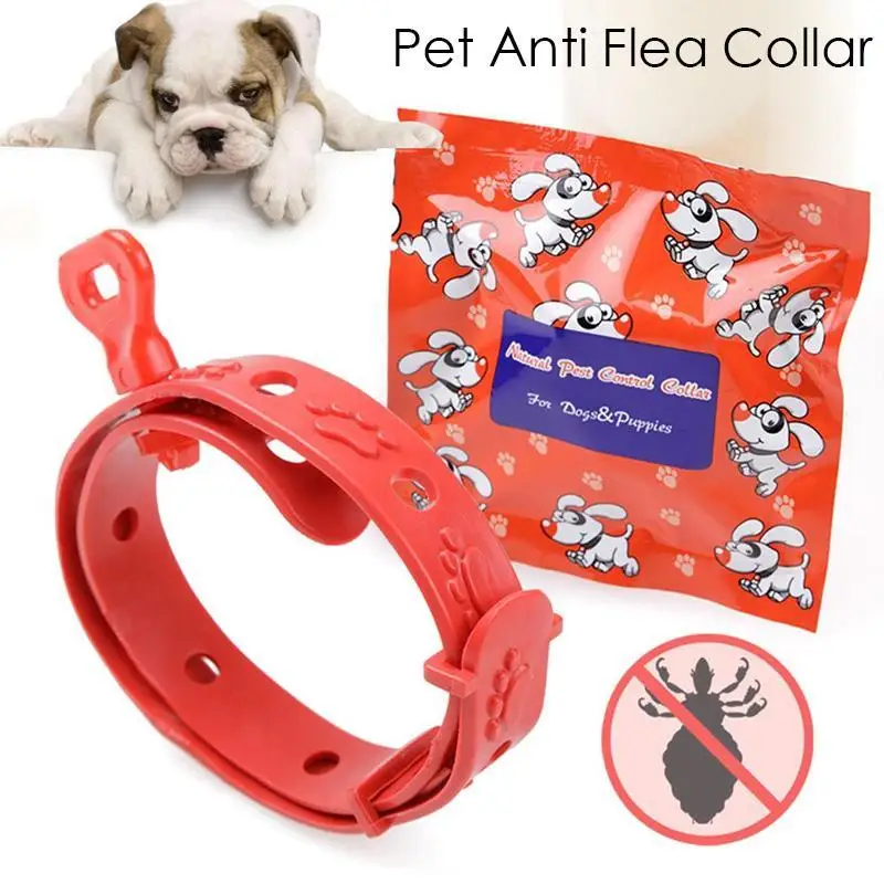 Red Cat Dog Collar Summer Anti Mosquito Collar Pet Cat Collar Anti Flea Tick Mite Pest Flea Dog