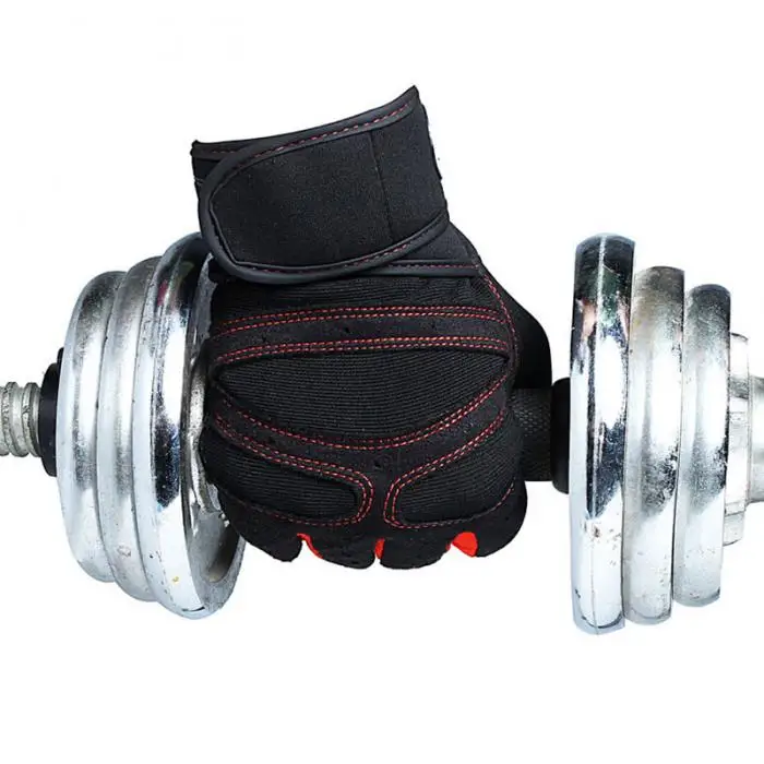 Новинка, 1 пара перчаток для тяжелой атлетики, противоскользящие перчатки для тренажерного зала, фитнеса, тренировки, спортивные перчатки