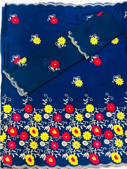 Дизайн распродажа нигерийская кружевная ткань, модная Африканская Хлопковая швейцарская вуаль кружева в швейцарском стиле высокого качества JFMAY133 - Цвет: 1