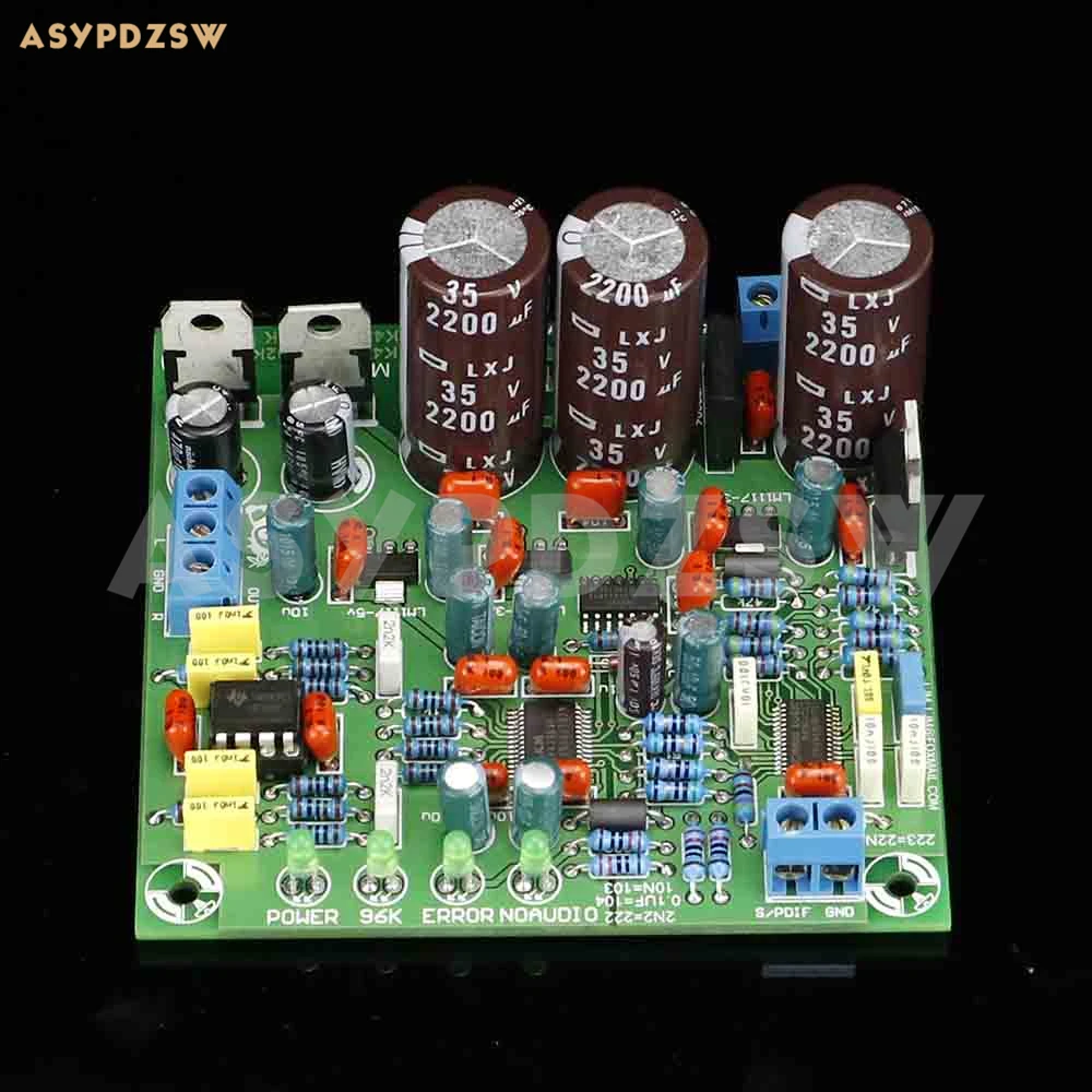 

ЦАП 24 бит 192K HZ CS8416 + AK4396 + NE5532P SPDIF для аудиовыхода DAC DIY Kit/готовая плата