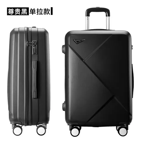 KLQDZMS 20/22/24/26/28inch retro rolling luggage sets trolley case with cosmetic bag fashion travel suitcase on wheels - Цвет: only 1 pcs suitcase