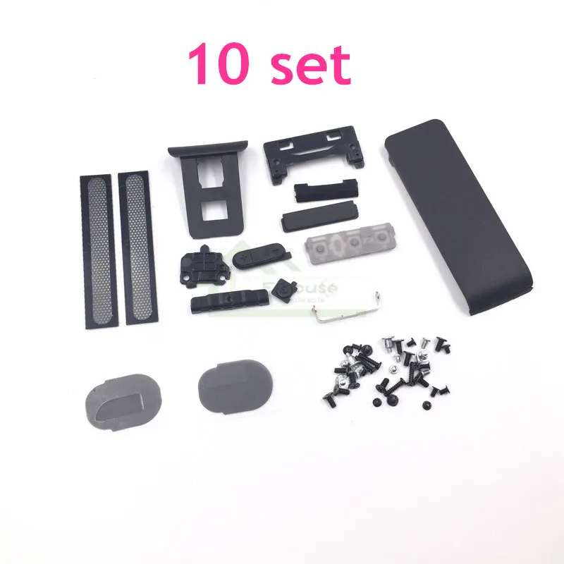 

10 set for Nintend Switch Console buttons kit screws back shell holder stand button replacement for NS Console