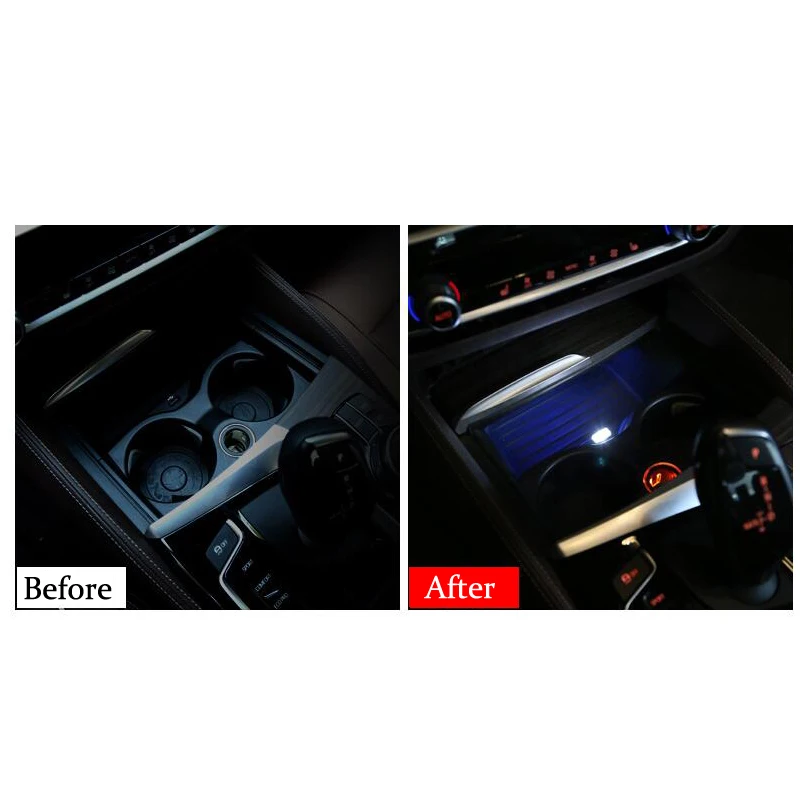 Автомобильный держатель для хранения, декоративный светильник USB для Mercedes Benz GLC A B C E Class W205 Coupe W213 W176 W246 GLE GLS GL