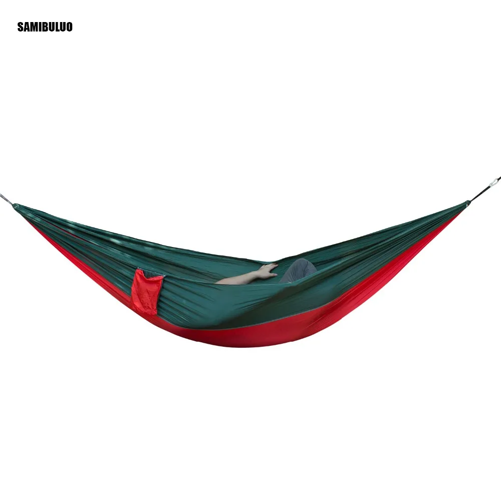 Portable Parachute Hammock 2 People Outdoor Survival Camping Hammocks Garden Leisure Travel Double hanging Swing 270cmx140cm Portable Parachute Hammock 2 People Outdoor Survival Camping Hammocks Garden Leisure Travel Double hanging Swing 270cmx140cm