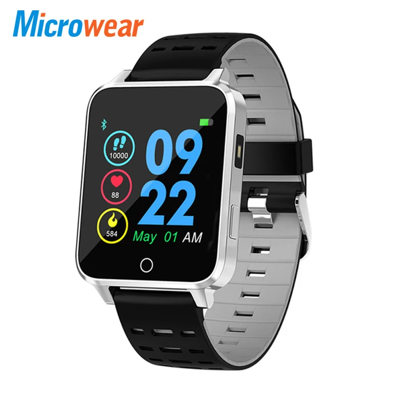 Новый Microwear X9 1 54 ''смарт браслет монитор сердечного ритма IP68 Водонепроницаемый