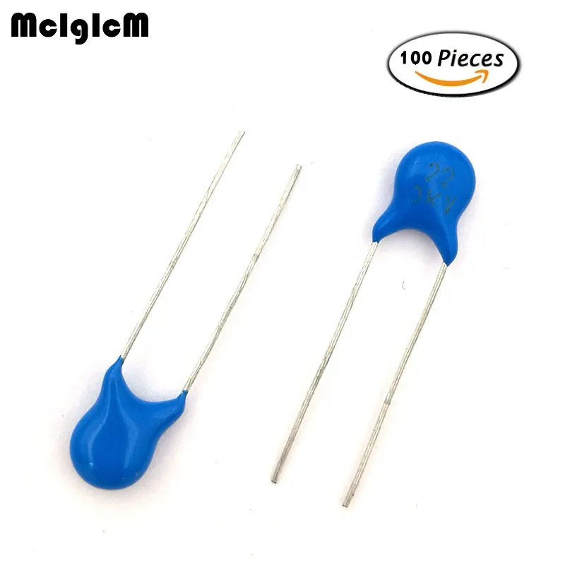 

F018-07 22pF 3KV 99066 100pcs High voltage Ceramic Capacitor Assorted kit Assortment Set 22pF 3KV