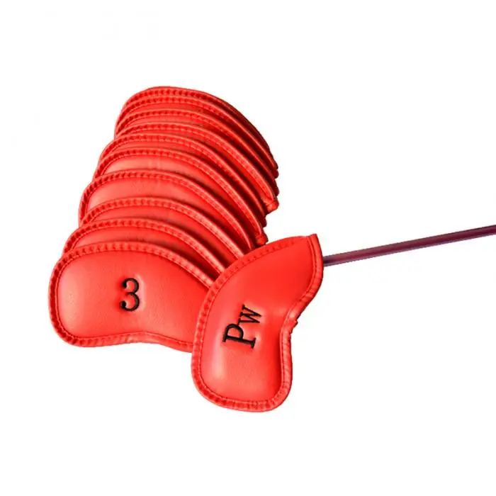 12 шт. Гольф Железный наконечник набор универсальное железо чехлы с вышивкой номера C55K продажа