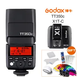 GODOX TT350C Мини Flash Комбинации 2,4G ttl GN36 для Canon 5D Mark III/IV 80D 70D 7D 6D 760D 750D 700D 60D 600D 6D 5DIV