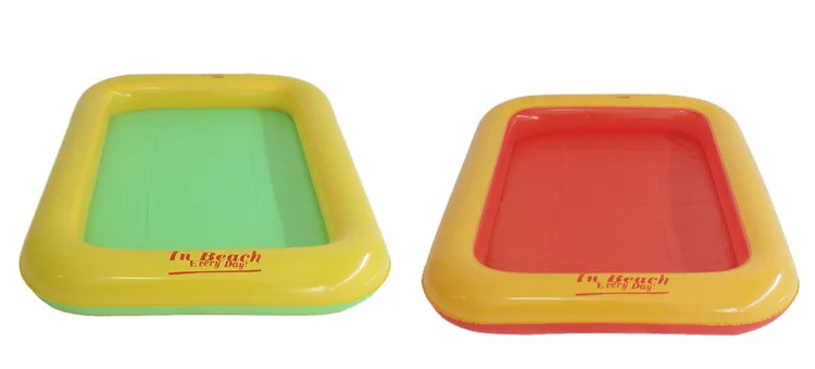 Chanycore случайный цвет надувная песочница пластиковый переносной столик для детей дети Крытый играть песок глина цветная игрушка для песочницы