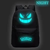 Men Women Boys Girls  Go Luminous School Bags  Beautiful New Pattern Teens Mochila Gengar Student Fashion Rucksack ► Photo 1/6