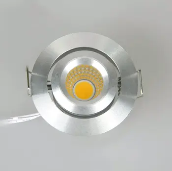 

Free Shipping 50pcs/lot 3w MINI COB Dimmable LED Downlight Light Ceiling Lamp Pure/Warm White Spot Lighting