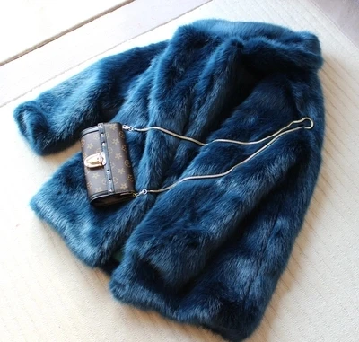 Стиль высокого класса модное женское пальто из искусственного меха 17S41