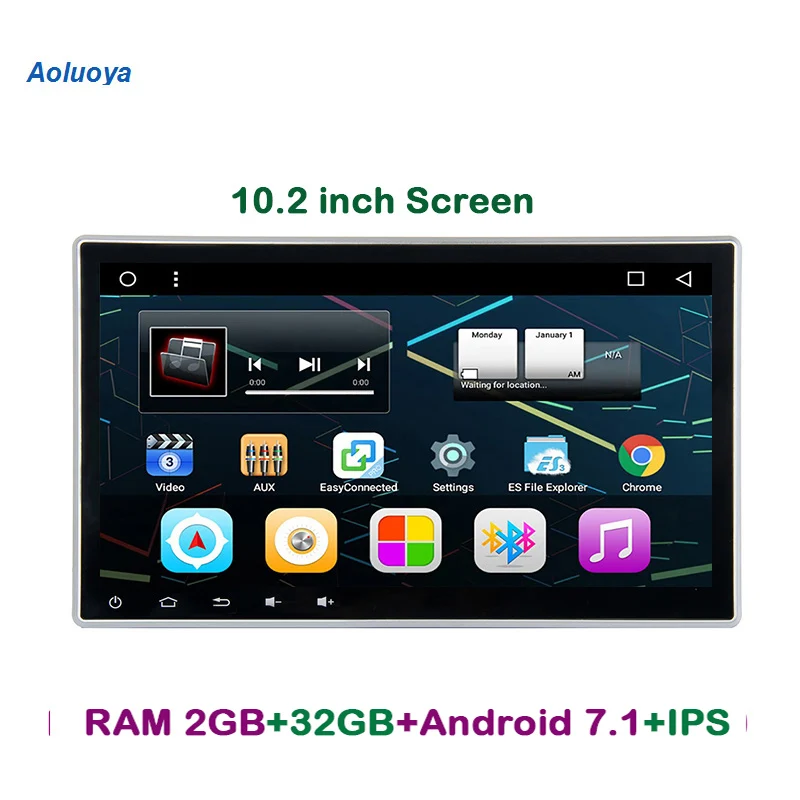 Aoluoya 10 2 &quotIPS RAM Гб + 32 ГБ Универсальный din Android 6 0 Автомобильный DVD радио плеер GPS