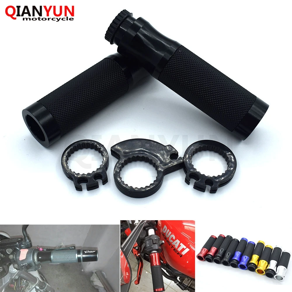 

CNC 7/8" Universal Motorcycle Handlebar Grips Dirt Bike Handle Hand Bar for Suzuki GSXR GSX-R 600 750 1000 K3 K4 K5 K6 K7 K8 K9