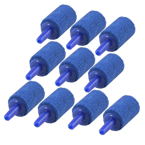 

Blue Fish Tank Cylinder Aquarium Bubble Air Stones 15mmx25mm 10 Pcs