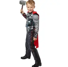 2016 New Rushed The Avengers Thor Classic Muscle cosplay Child boys Halloween carnival Costumes Kids fantasia fancy dress new arrival child boys the avengers superhero muscle thor costume