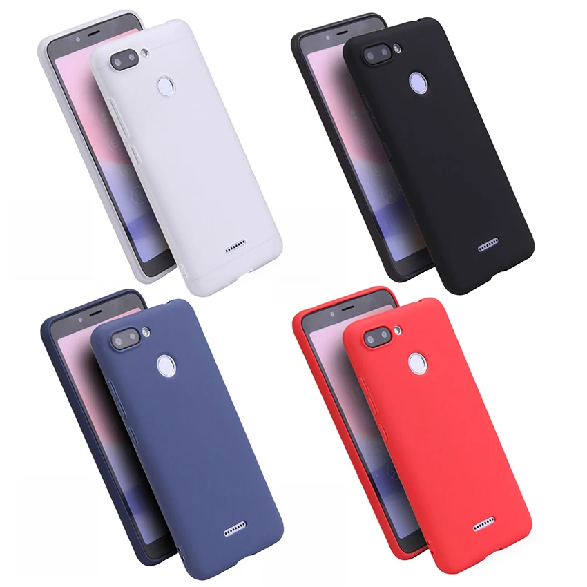 

Cover For Xiaomi Redmi 6 Pro Case Full Protection Soft Silicone Matte Phone Cases For Xiaomi Redmi6 Redmi6A Redmi6Pro