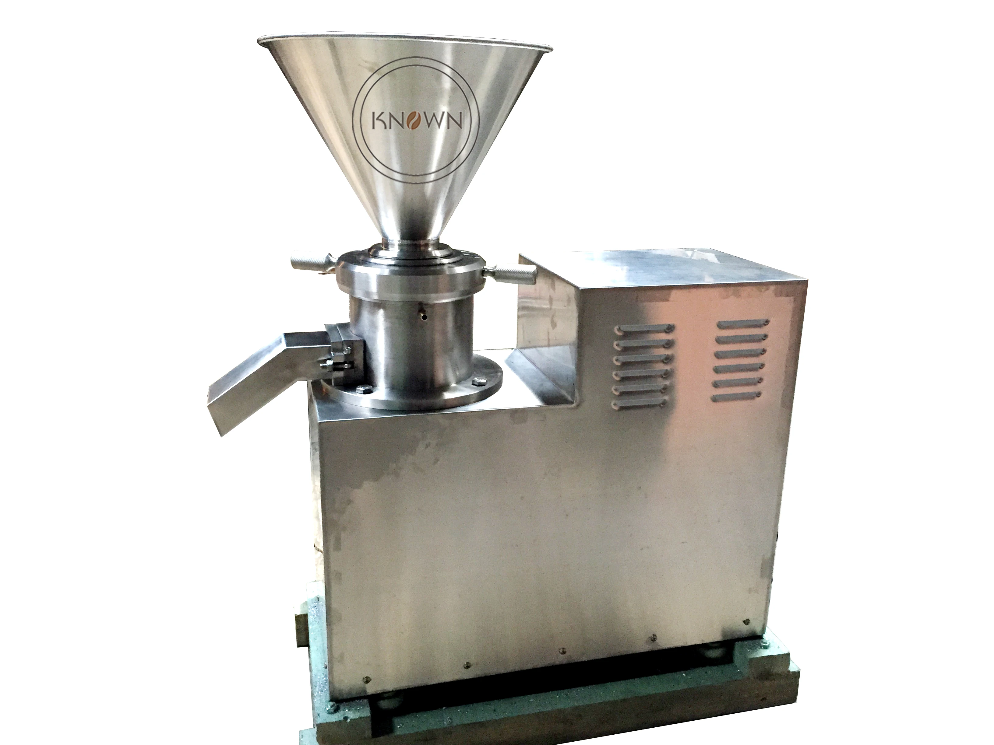 

JMS120C cover stainless steel colloid mill grinder machine peanut butter making machine for sale