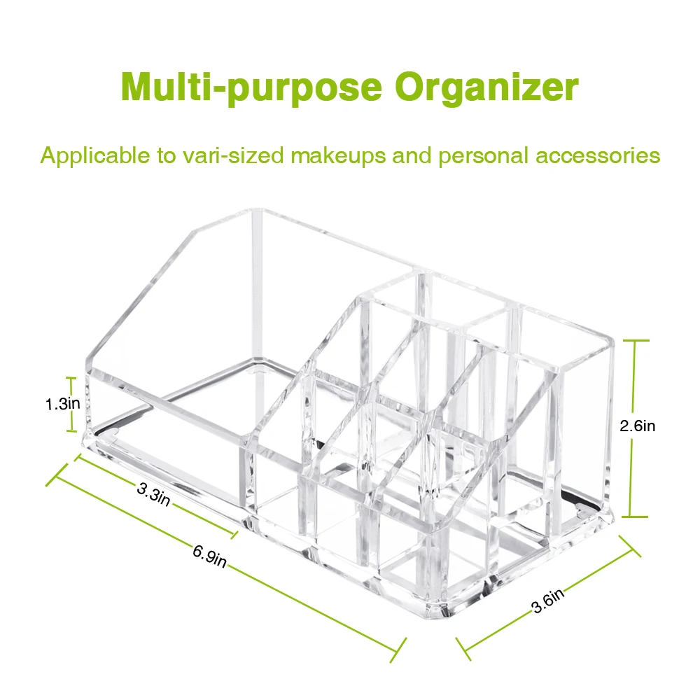 Clear Acrylic Cosmetic Organizer