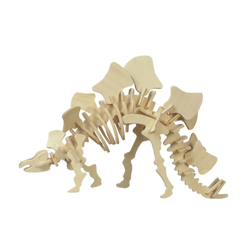 Chanycore детские развивающие деревянные игрушки 3D пазл динозавр T rex Triceratops Stegosaurus