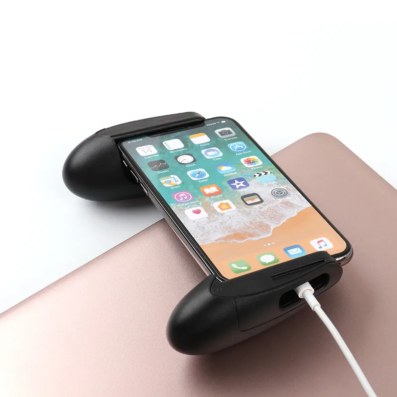 S9 PUBG Mobile Phone Game Trigger Fire Button Gamepad Controller Six Fingers Linkage Gaming Joystick Aim Key Shooter S9 PUBG Mobile Phone Game Trigger Fire Button Gamepad Controller Six Fingers Linkage Gaming Joystick Aim Key Shooter