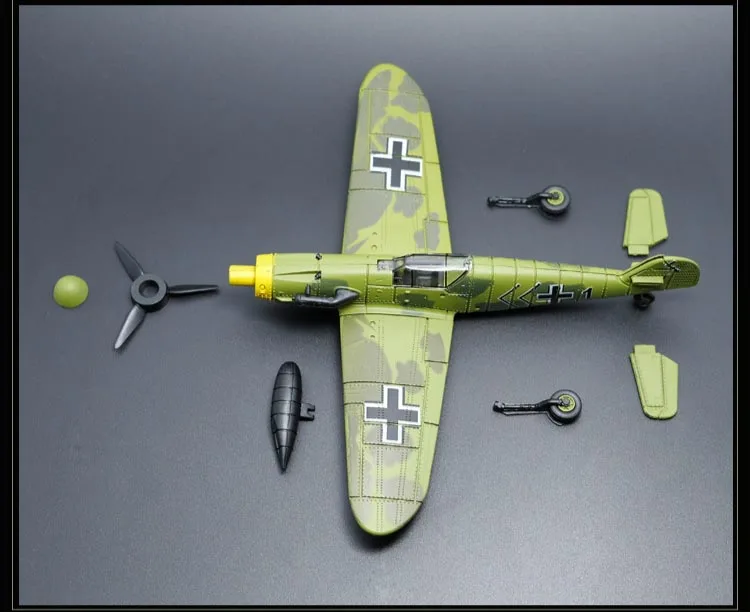 1:49 в сборе, военная модель BF 109, самолет, Игрушечная модель самолета, уличный спортивный планерный самолет