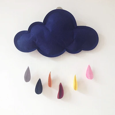 Реквизит для детской фотосъемки, цветные облака, аксессуары "капля дождя", реквизит для фотосъемки новорожденных, Fotografie Achtergronden - Цвет: Dark Blue