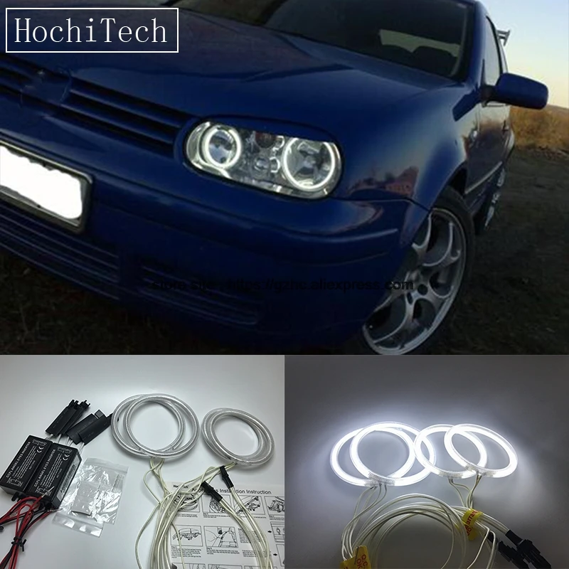 HochiTech для Volkswagen VW GOLF4 MK4 Typ1J ультра ярсветильник дневной свет DRL CCFL ангельские