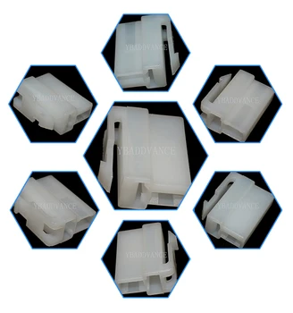 

6070-2611 6.3mm .250 14-18 AWG 2 Way White Connector Nylon Housing With Pins