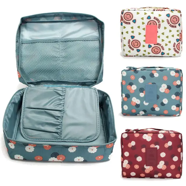 Waterproof Nylon Travel Storage Bags Luggage Clothes Cosmetic Waterproof Nylon Travel Storage Bags Luggage Clothes Cosmetic Makeup Divider Organizer Ng Pouch Toiletry Handbags