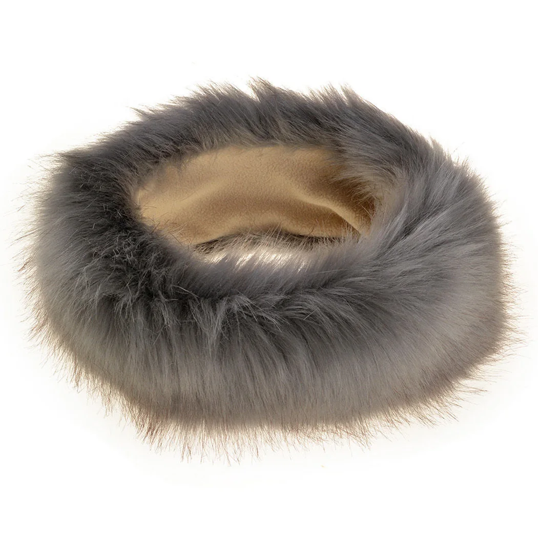 Русский стиль, шапка из лисьего меха для женщин, искусственный пушистый ободок для волос, русская зима, толстые теплые уши, модная шапка-бомбер, зимние толстые теплые ушки