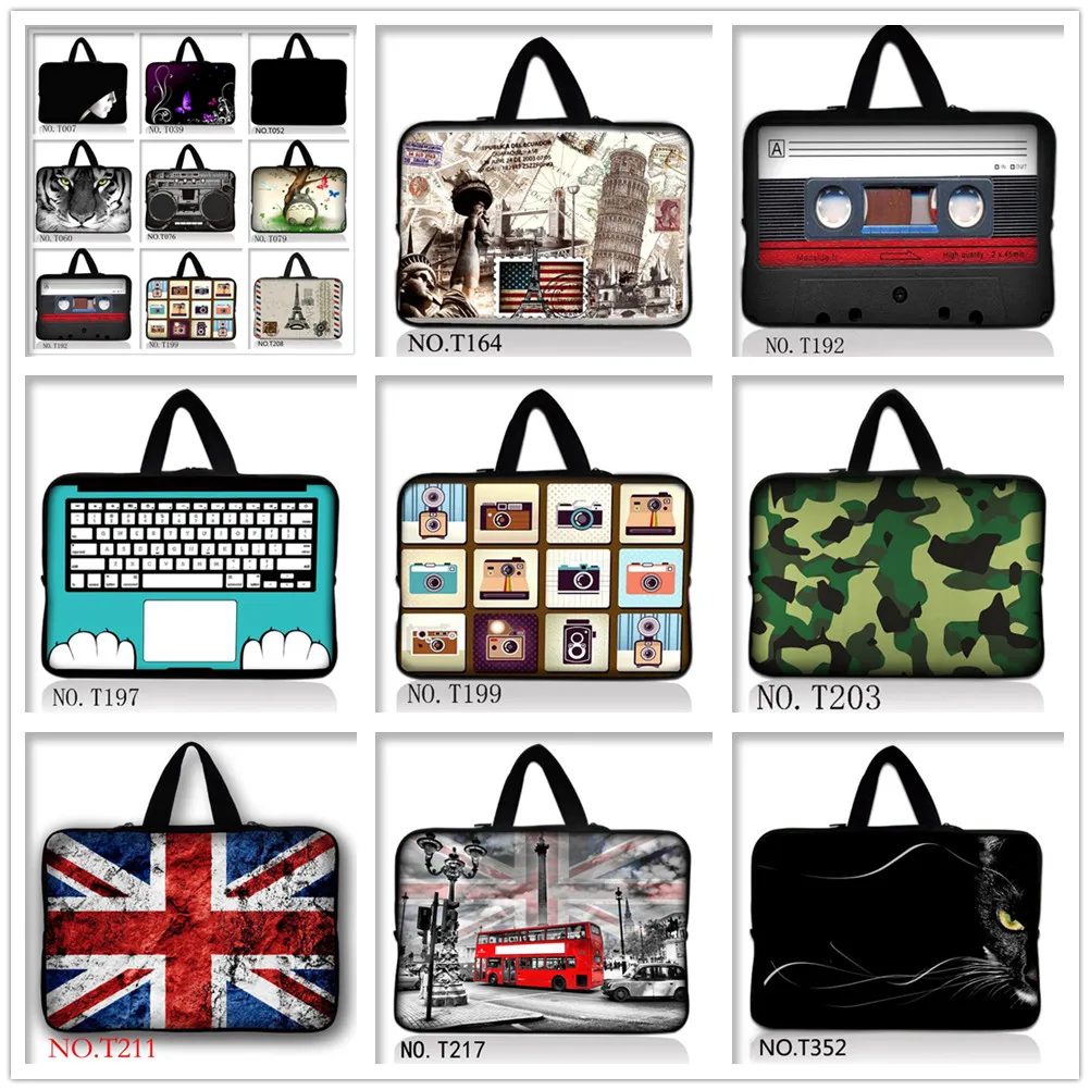 7 10 13 13.3 14 15 15.4 15.6 17 17.3 Inch Laptop sleeve Notebook Bag Case for ipad macbook HP ASUS Dell Lenovo Laptop Bag#