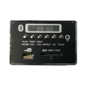 

MP3 Decoder Board USB FM Aux Radio Module Remote Control For Car Player Integrated Car Bluetooth Hands-free MP3