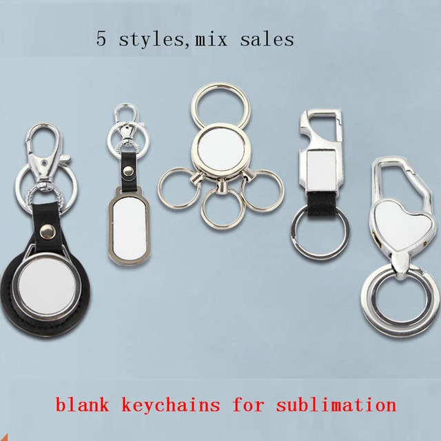 Sublimation Keychain Blanks Bulk  Round Keychain Sublimation - Heart  Keychains Hot - Aliexpress