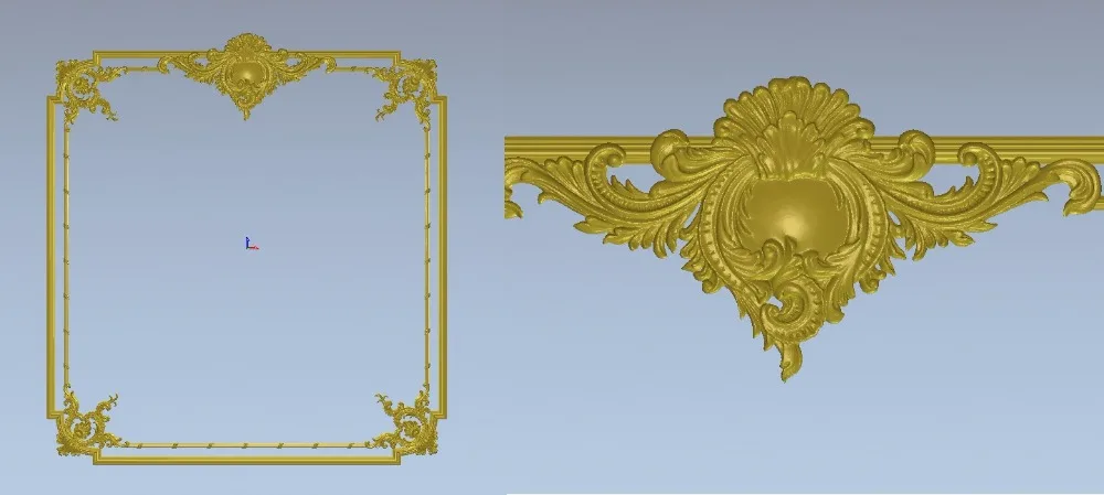 

relief 3d STL models for CNC, Artcam, Aspire, Decor-B61