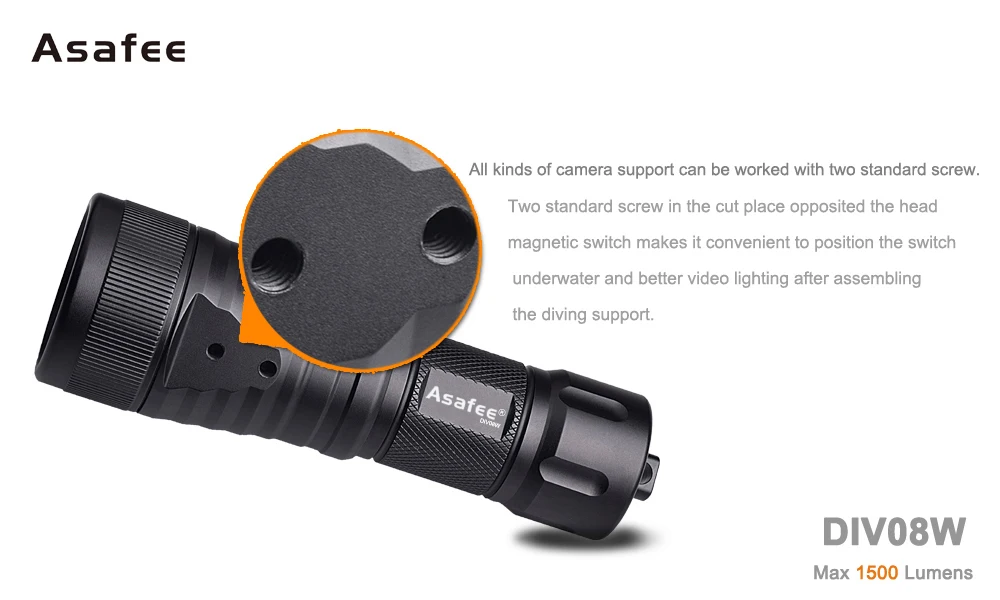 Светодиодный светильник для подводного плавания, видео Лампа, красный XML2, фонарь для дайвинга, для подводной съемки, видеокамера, тактический флэш-светильник светодиодный фонарь