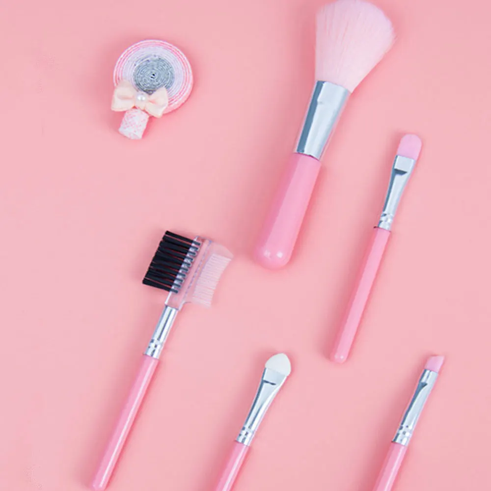 

5Pcs Makeup Cosmetic Tool Eyeshadow Eyebrow Powder Foundation Brush Set
