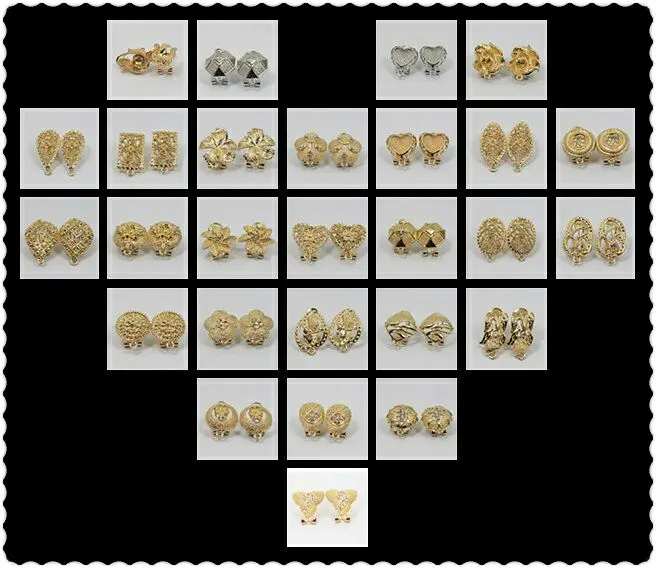 Опт новые серьги крючки аксессуары для рукоделия африканские украшения клипсы 19