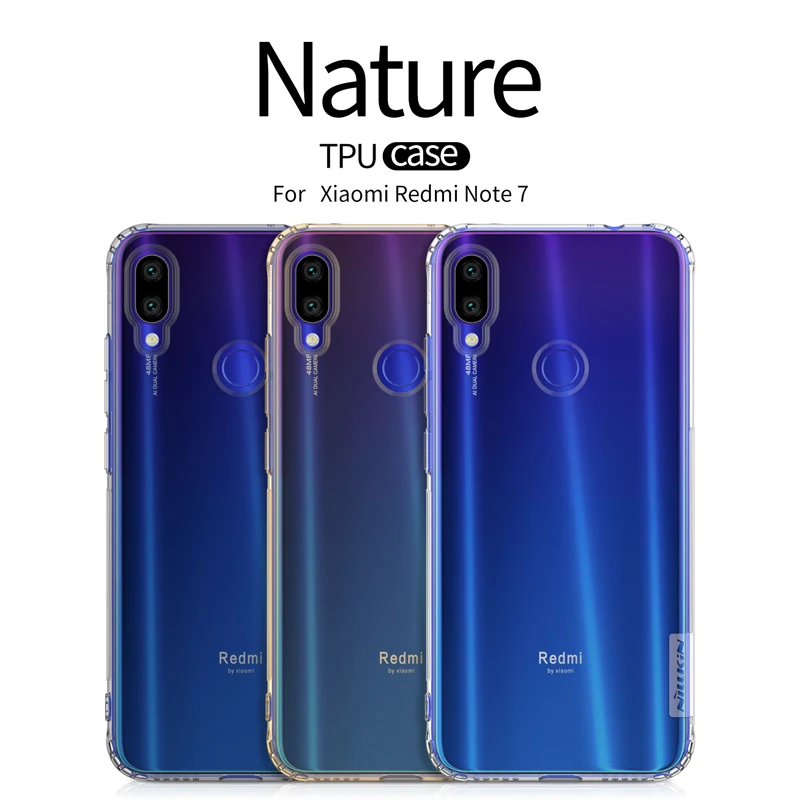 for Xiaomi Redmi Note 7 Nillkin TPU 0 6mm Ultra thin Phone Case Silicone Cover Crystal