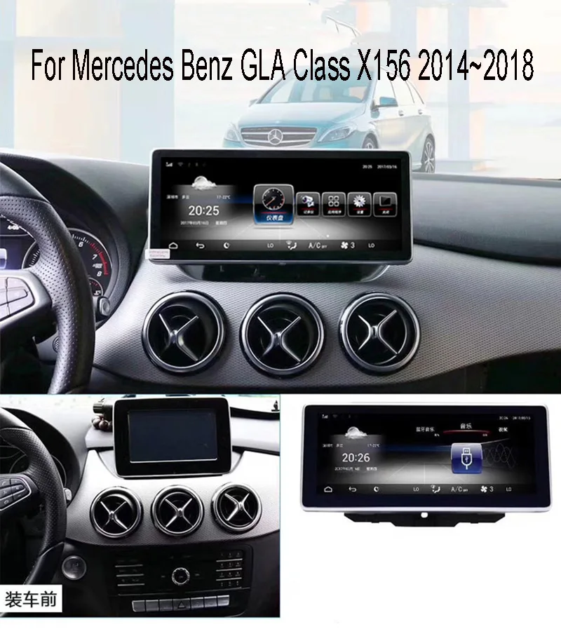 Top Liislee 10.25" Android For Mercedes Benz MB GLA Class X156 2014~2018 GPS Navigation radio stereo dash multimedia player 0