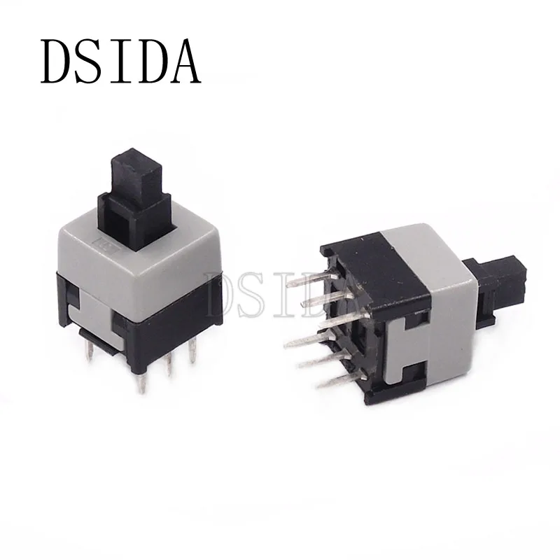 

10Pcs 8.5*8.5mm Double Row No Locked Switch/Push button switch/key switch 6Pin