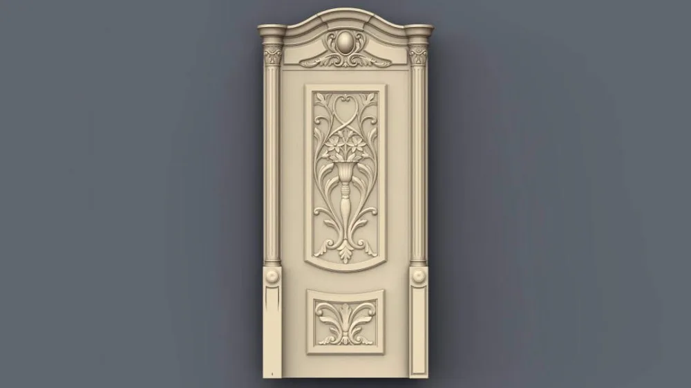 

STL 3D File Door Model for CNC router engraver Artcam Vectric Aspire Model-011 (ES)